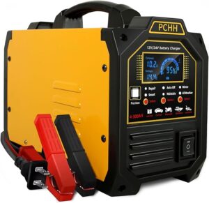 4. PCHH Automotive Car Battery Charger