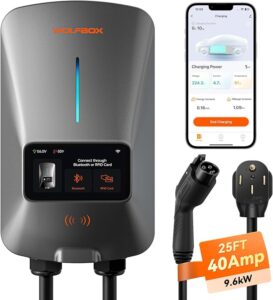 4. WOLFBOX Level 2 EV Charger for Home