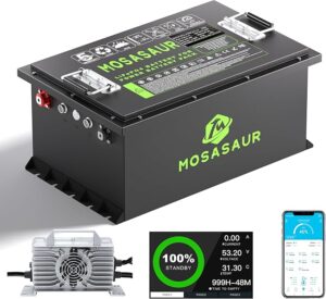 5. Mosasaur 48V Lithium Golf Cart Battery