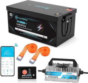 5. Paoweric 36 Volt Lithium Trolling Motor Battery
