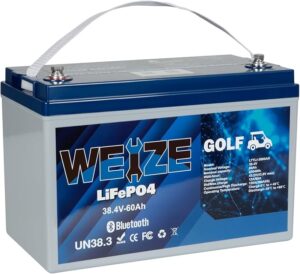 7. WEIZE 36 Volt Lithium Trolling Motor Battery